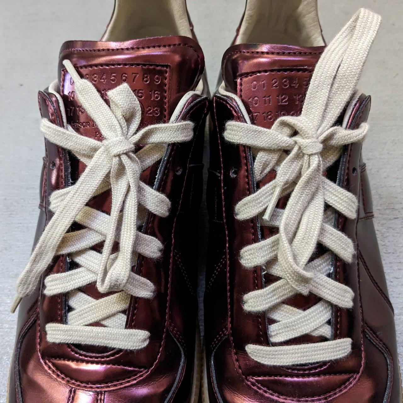 Burgundy on sale margiela sneakers