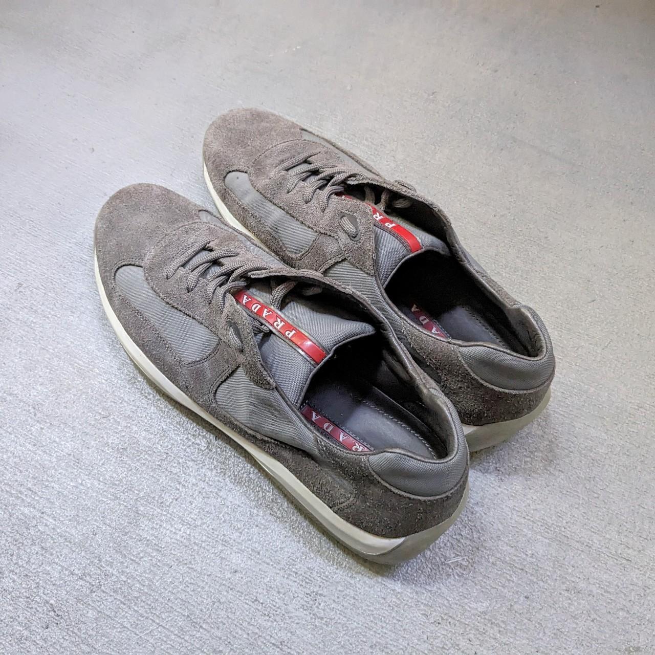 Grey prada outlet trainers