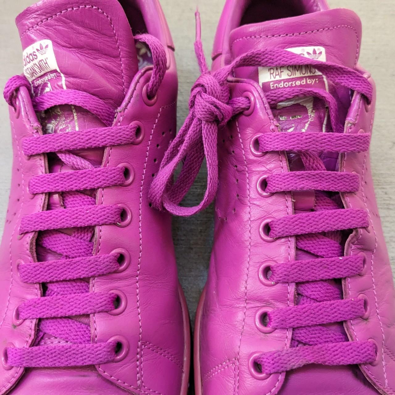 raf simons stan smith purple