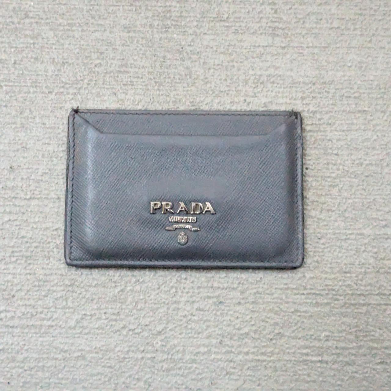 Prada Cardholder Wallet 100 authentic Used... Depop