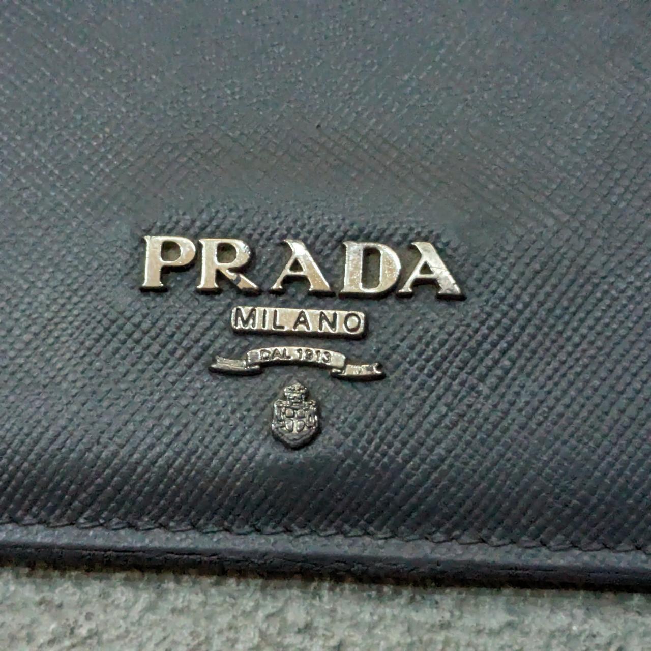 Prada Cardholder Wallet 100% authentic Used... - Depop