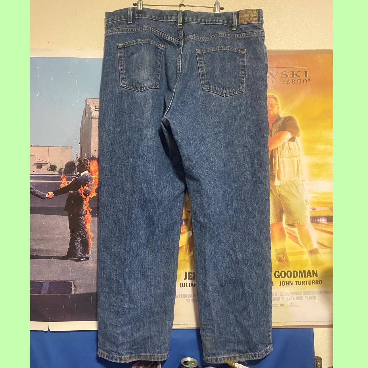 Vintage Y2K Baggy Costco Kirkland Blue Jeans Size Depop   P0 