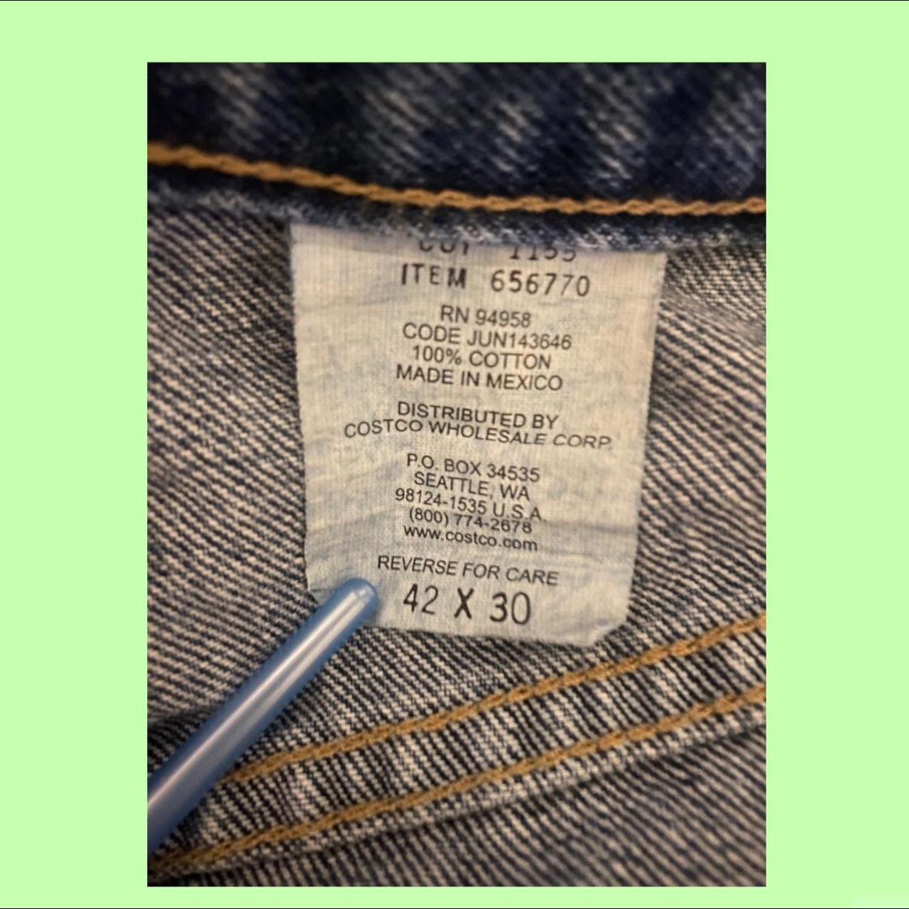 Vintage Y2K baggy Costco Kirkland blue jeans size... Depop