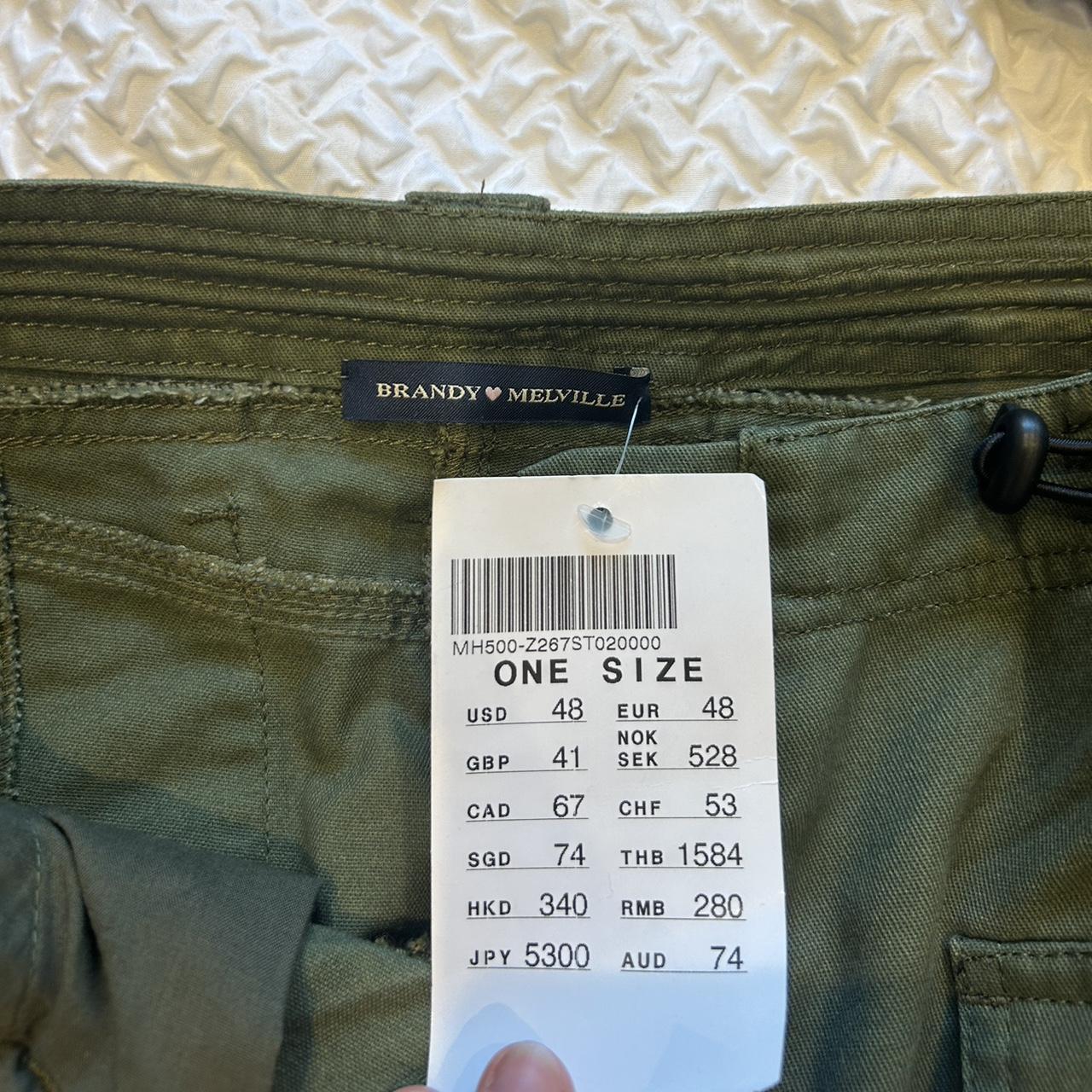 Brandy Melville Kim cargo pants Brand new Message... Depop