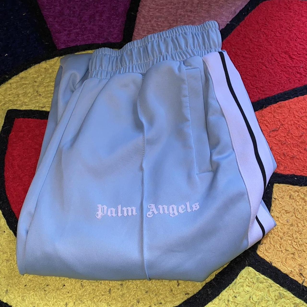 Baby Blue Palm Angel Track Pants Brand Nee Never Depop