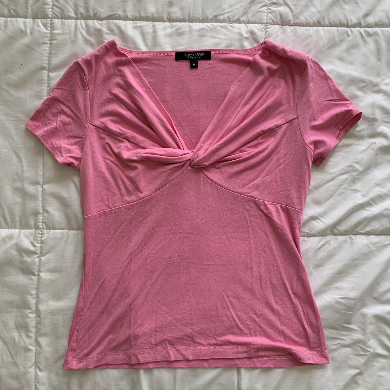 Karen Kane Women's Pink T-shirt