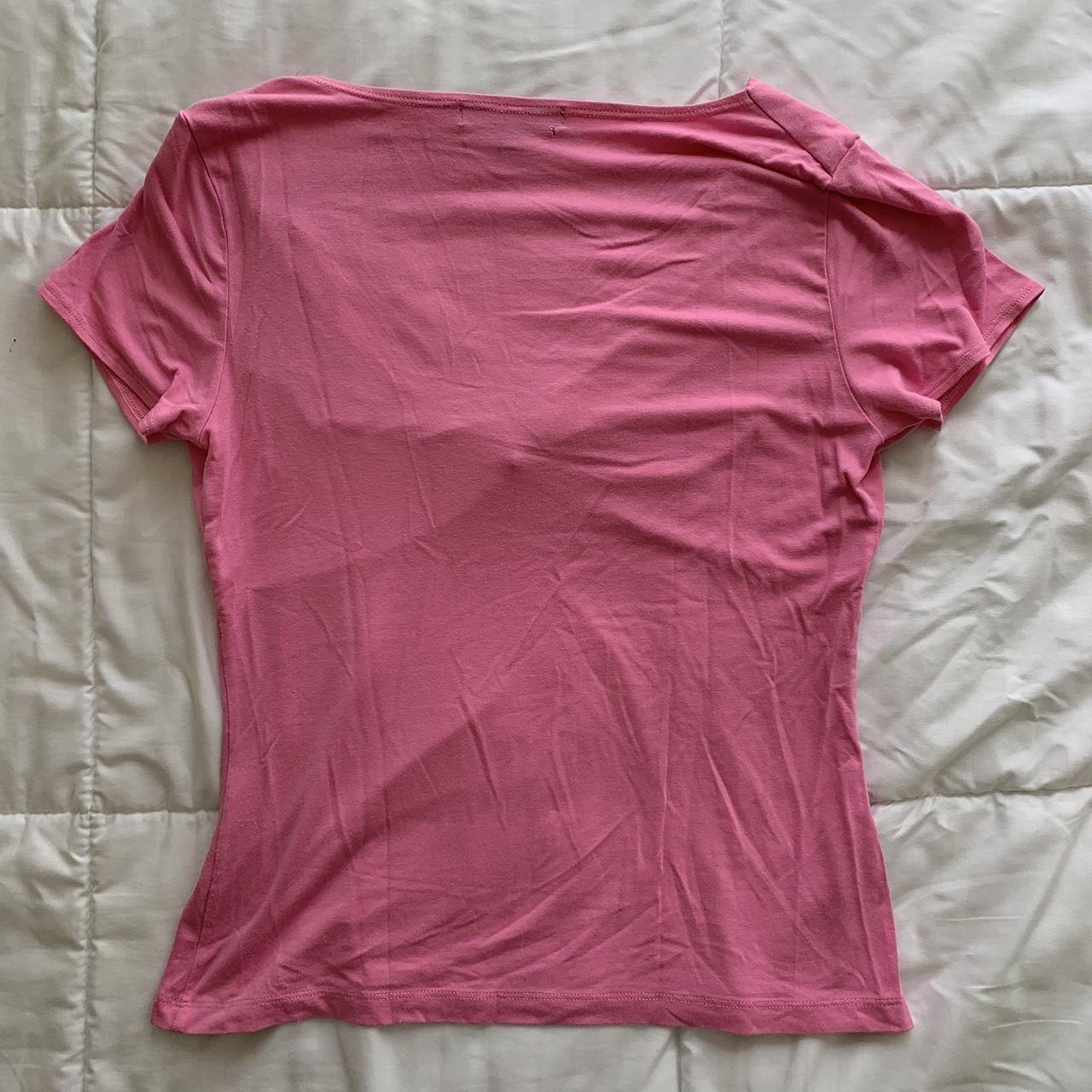Karen Kane Women's Pink T-shirt (2)