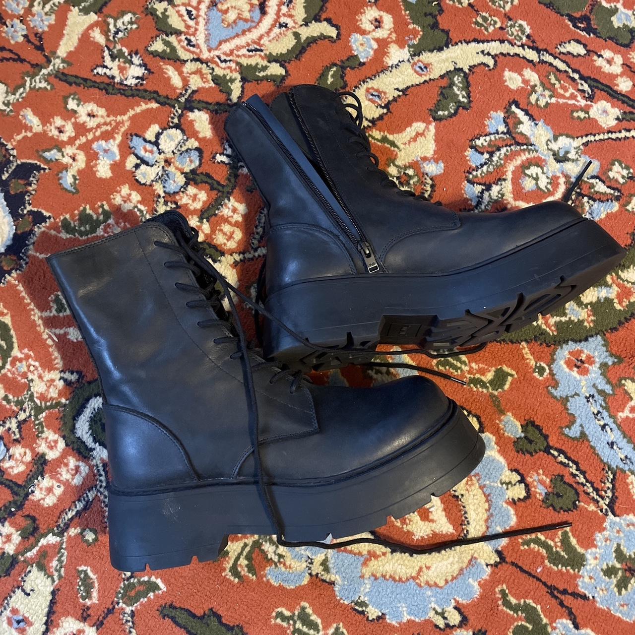 Brand new unif zip up boots Depop