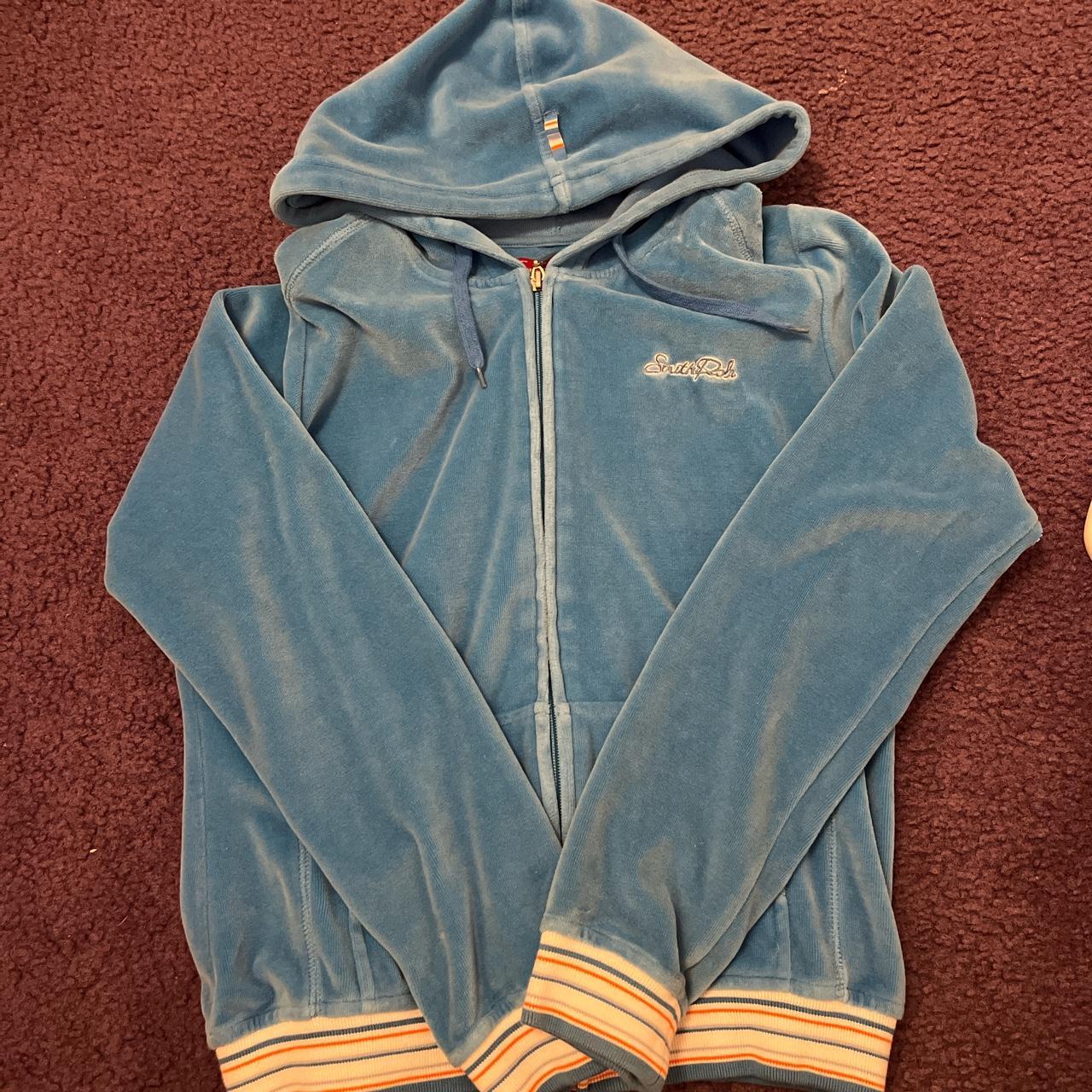 Orange velvet outlet hoodie