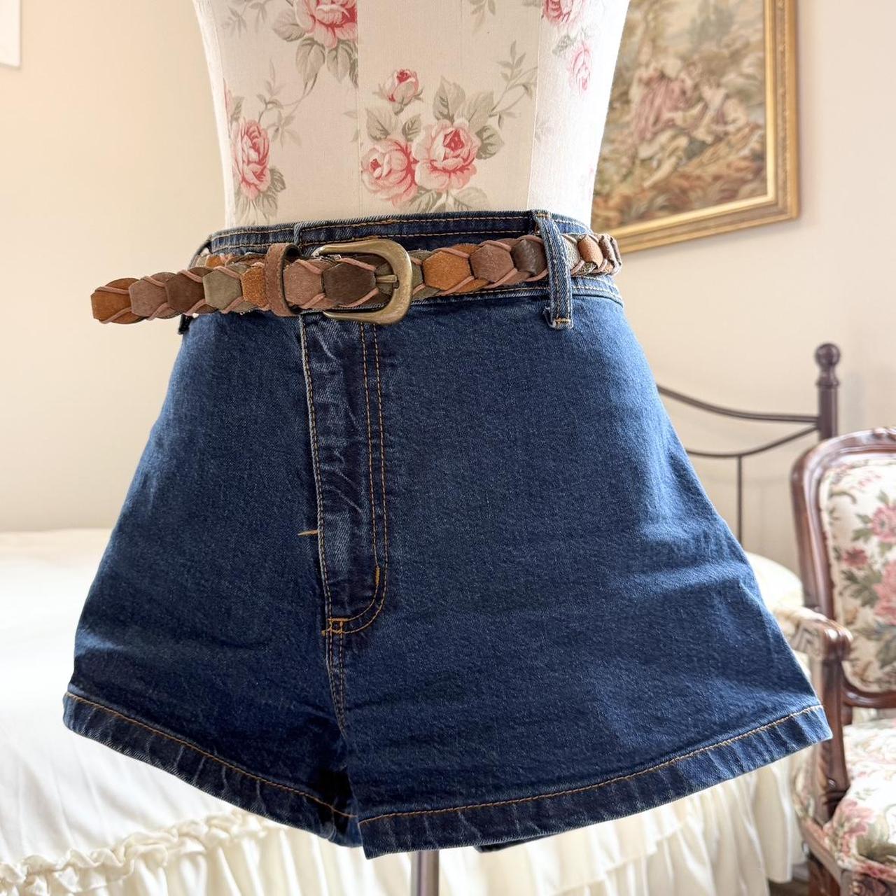 Women's Belt - Blue/Navy – Brown boho belt genuin… - image 1