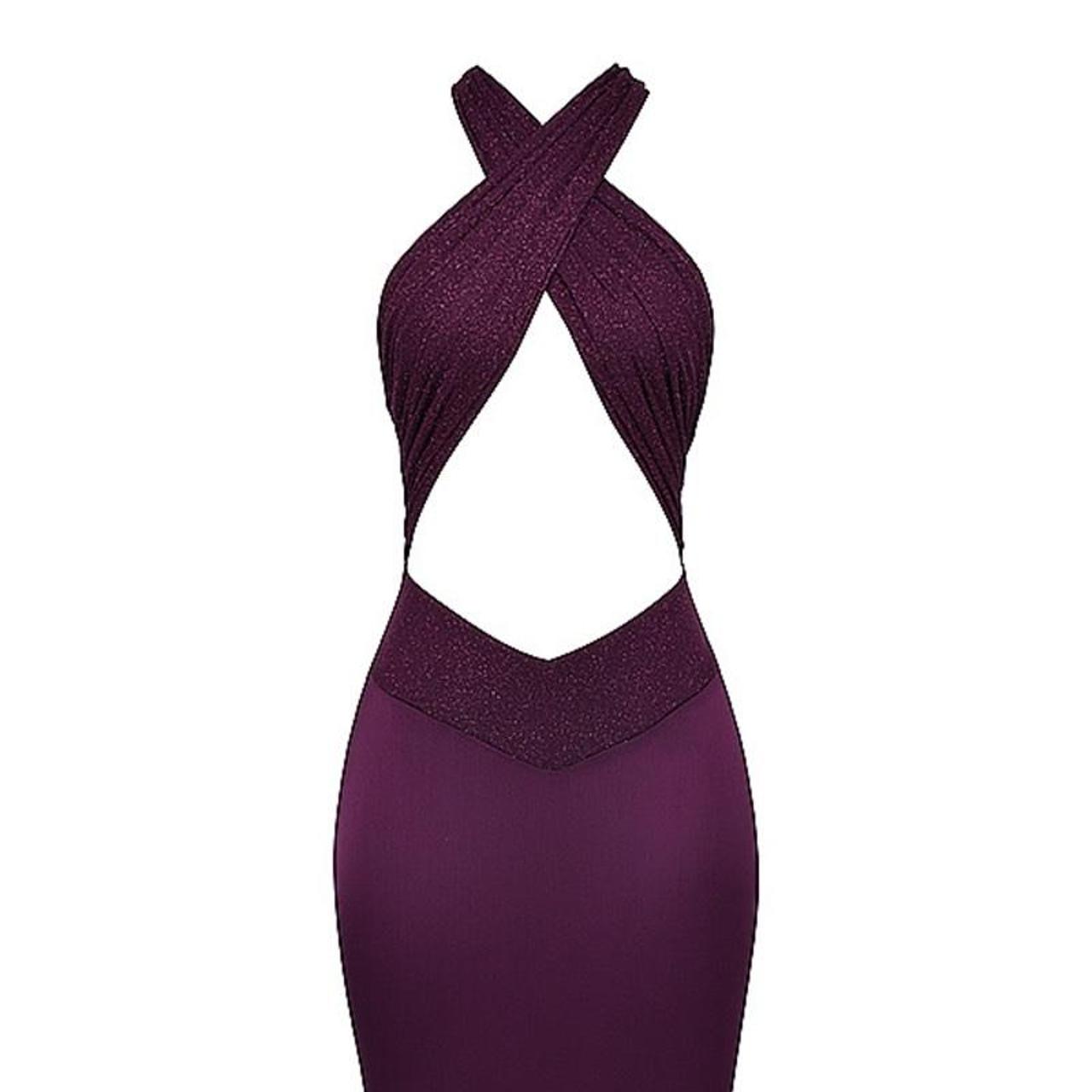 House of CB Women's Purple Dress Depop