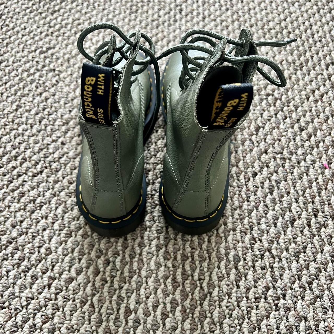 olive green dr marten boots