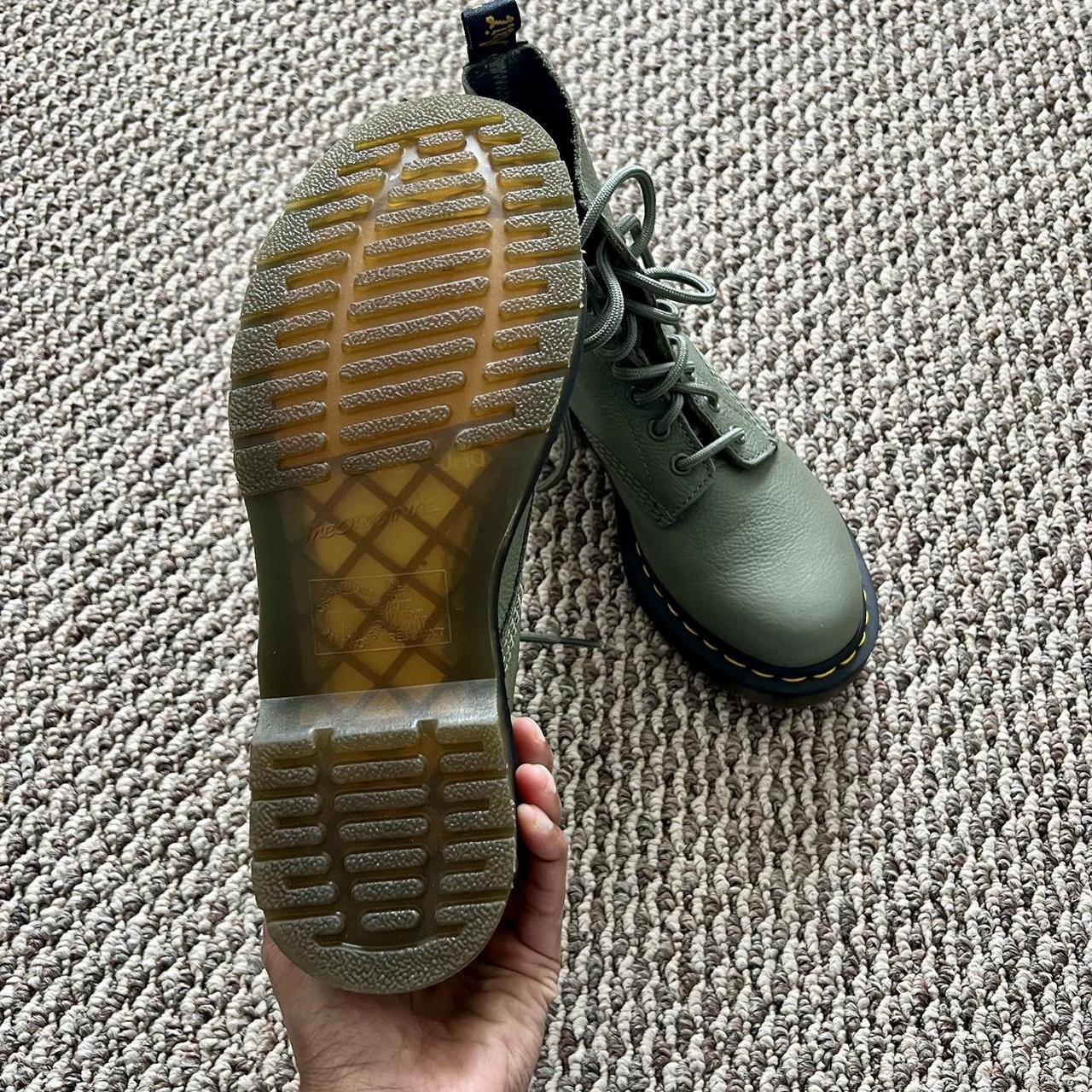 olive green dr marten boots