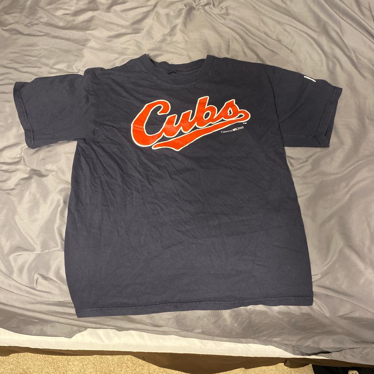 Vintage Chicago Cubs T-Shirt No Tags Size: Large - Depop