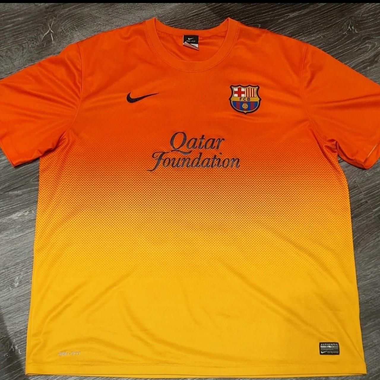 Orange and yellow barcelona jersey online