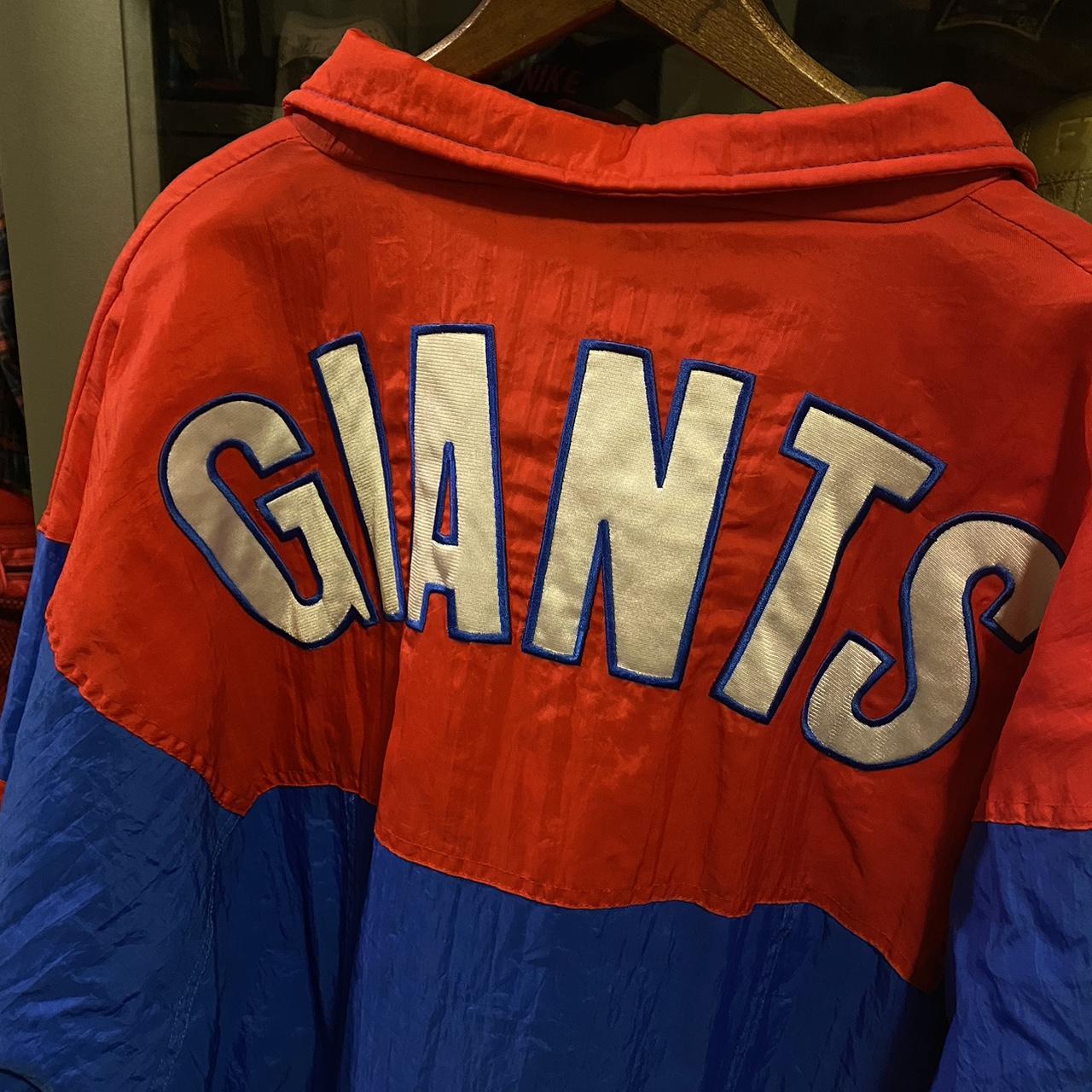 Early 90s New York Giants vintage winter jacket, one - Depop