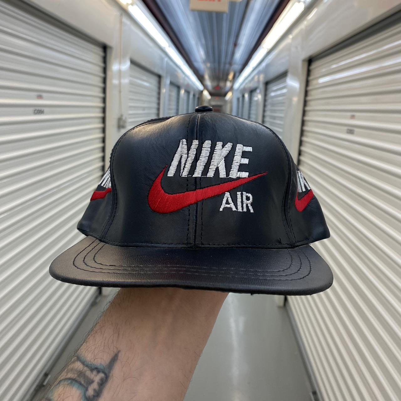nike hat with leather strap