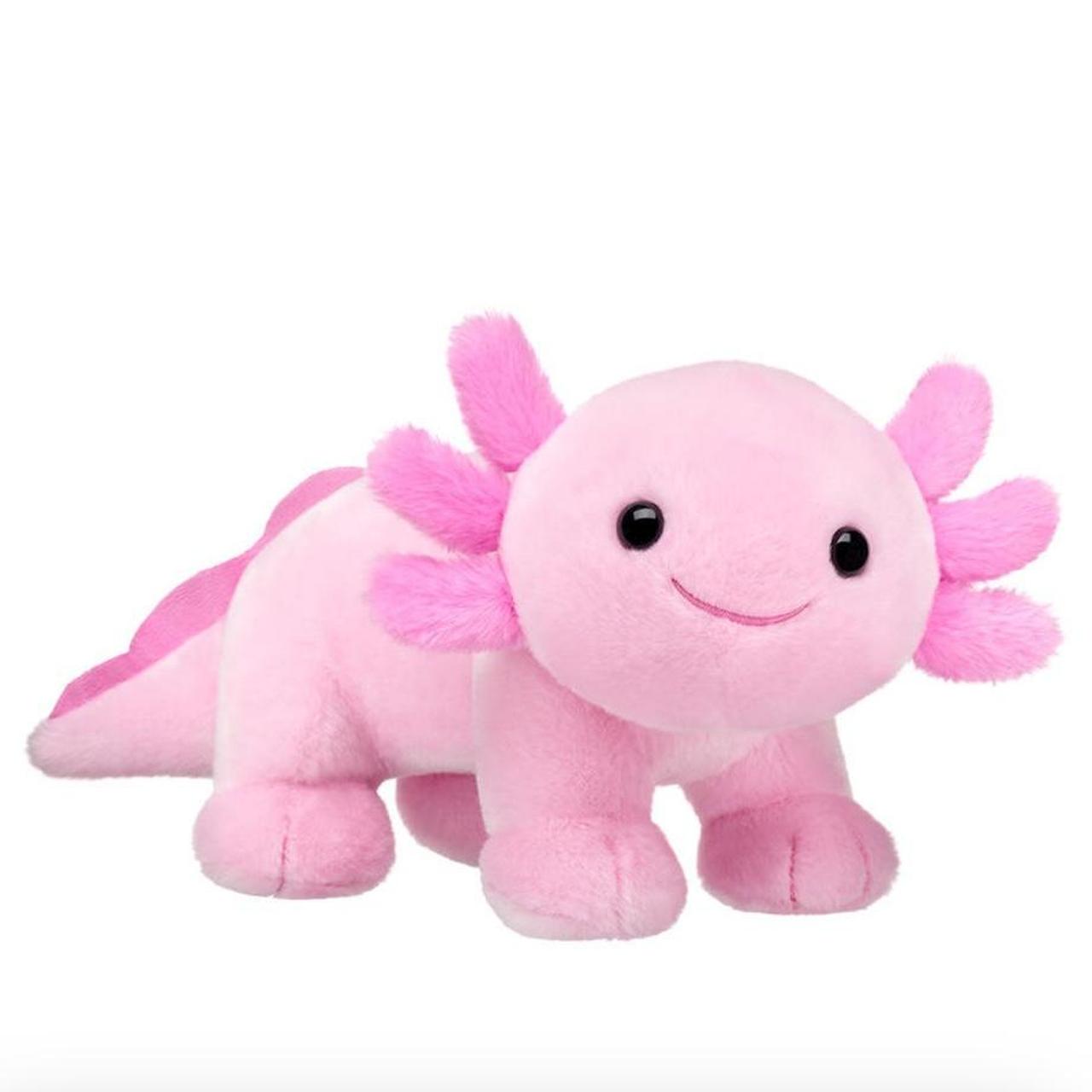 Build A Bear Pink Axolotl Stuffed Animal. New with... - Depop