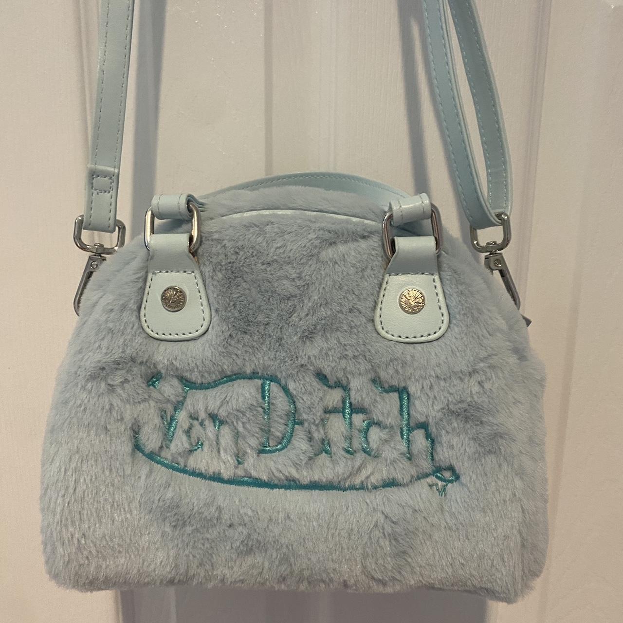 BLUE FUZZY VD BAG authentic discontinued limited