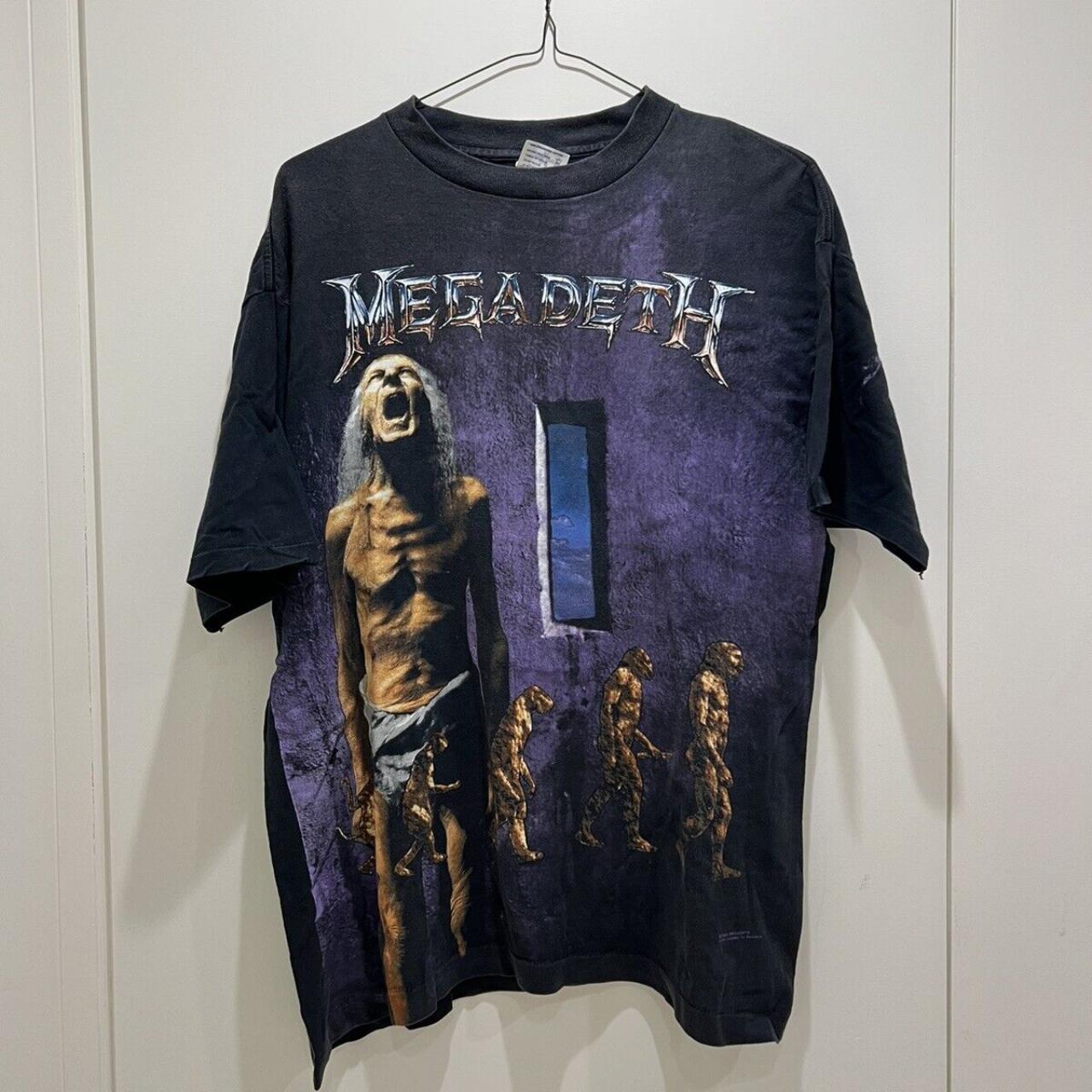Vintage 1992 Megadeth Countdown to Extinction Shirt - Depop