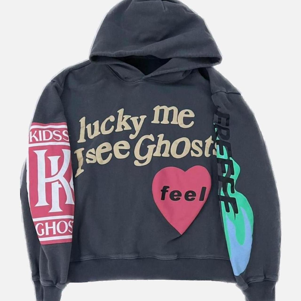 Kanye West Lucky Me I See Ghost Hoodie 👻 Fits... - Depop