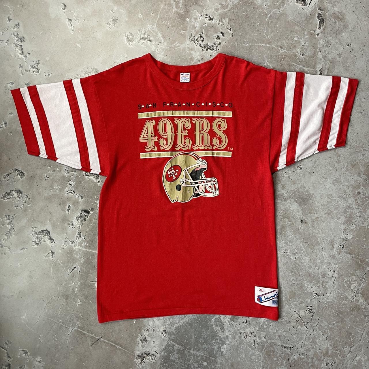 VINTAGE 1980’s CHAMPION SAN FRANCISCO 49ERS SINGLE... Depop