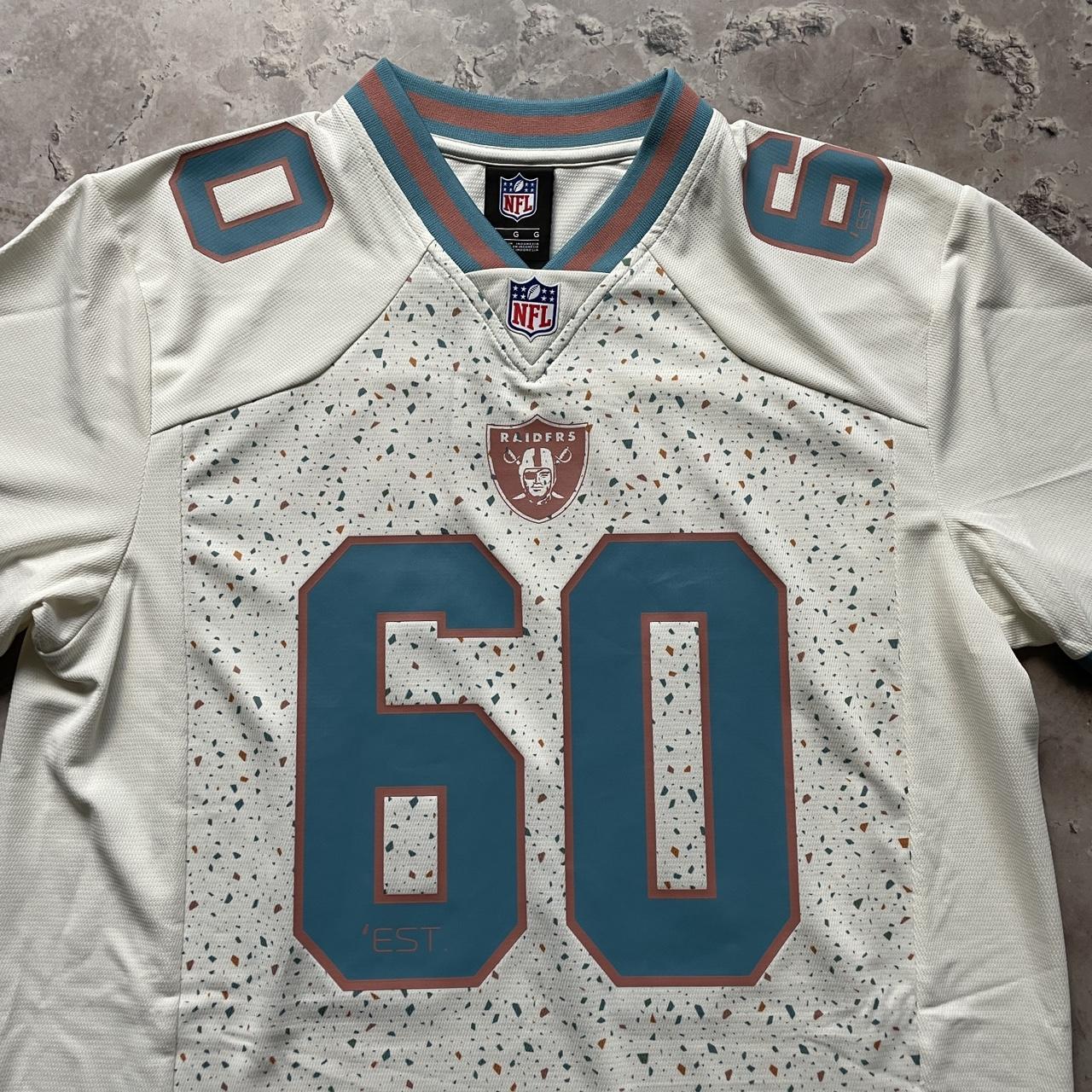 LAS VEGAS RAIDERS NFL FAN JERSEY TERRAZO... Depop