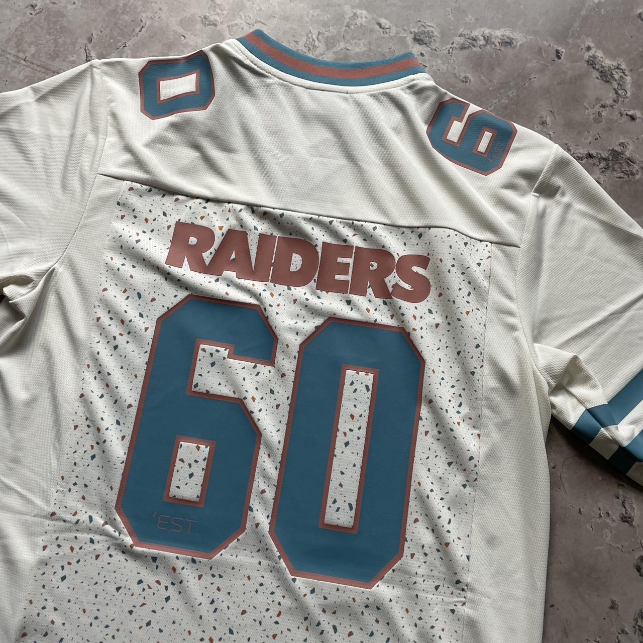 LAS VEGAS RAIDERS NFL FAN JERSEY TERRAZO... Depop