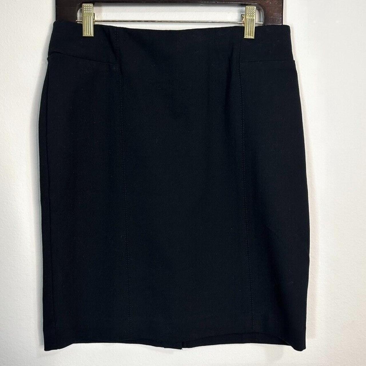 J Jill Ponte Pencil Skirt Black Size Xs Petite J - Depop