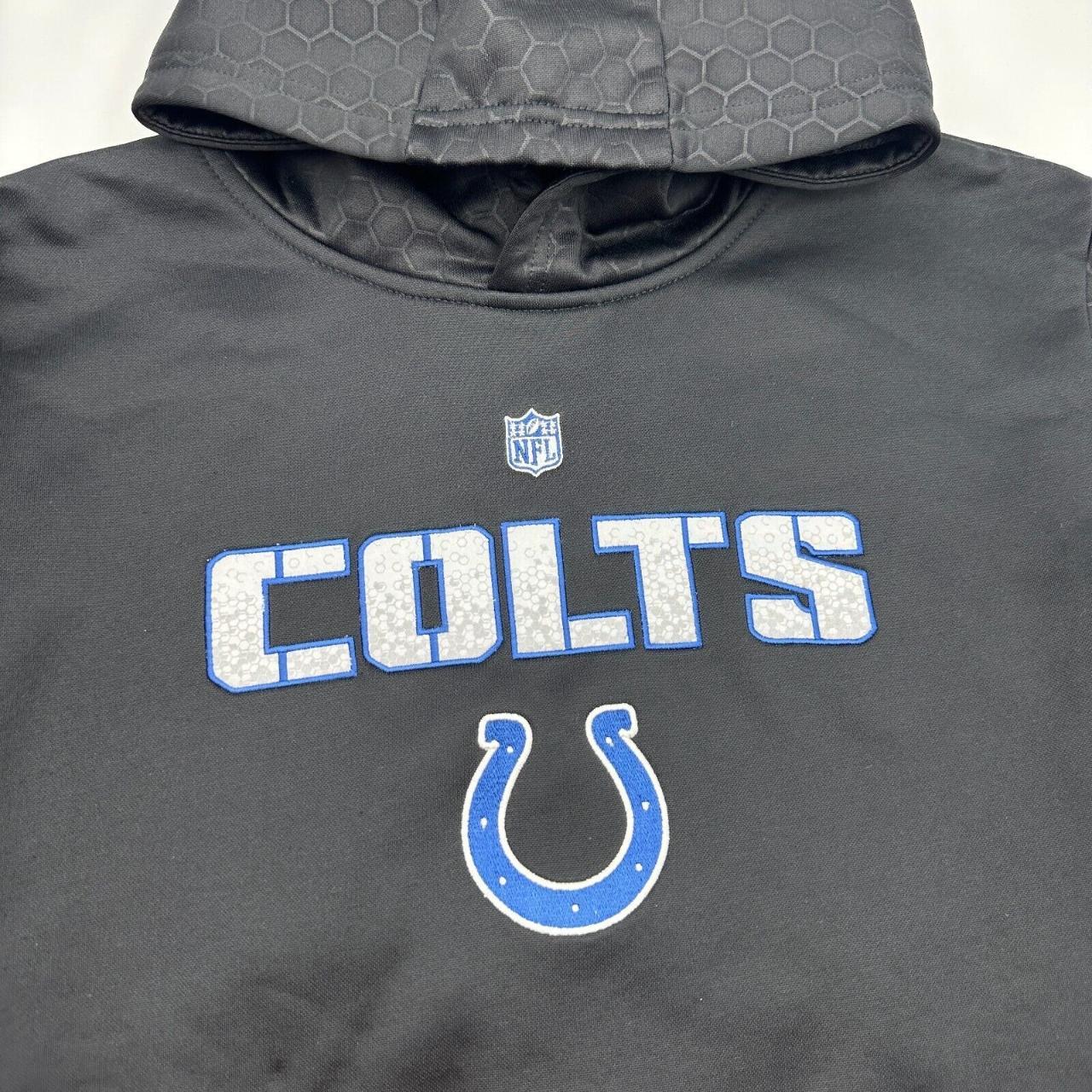 NIKE INDIANAPOLIS COLTS HOODIE LARGE SWEATSHIRT - Depop