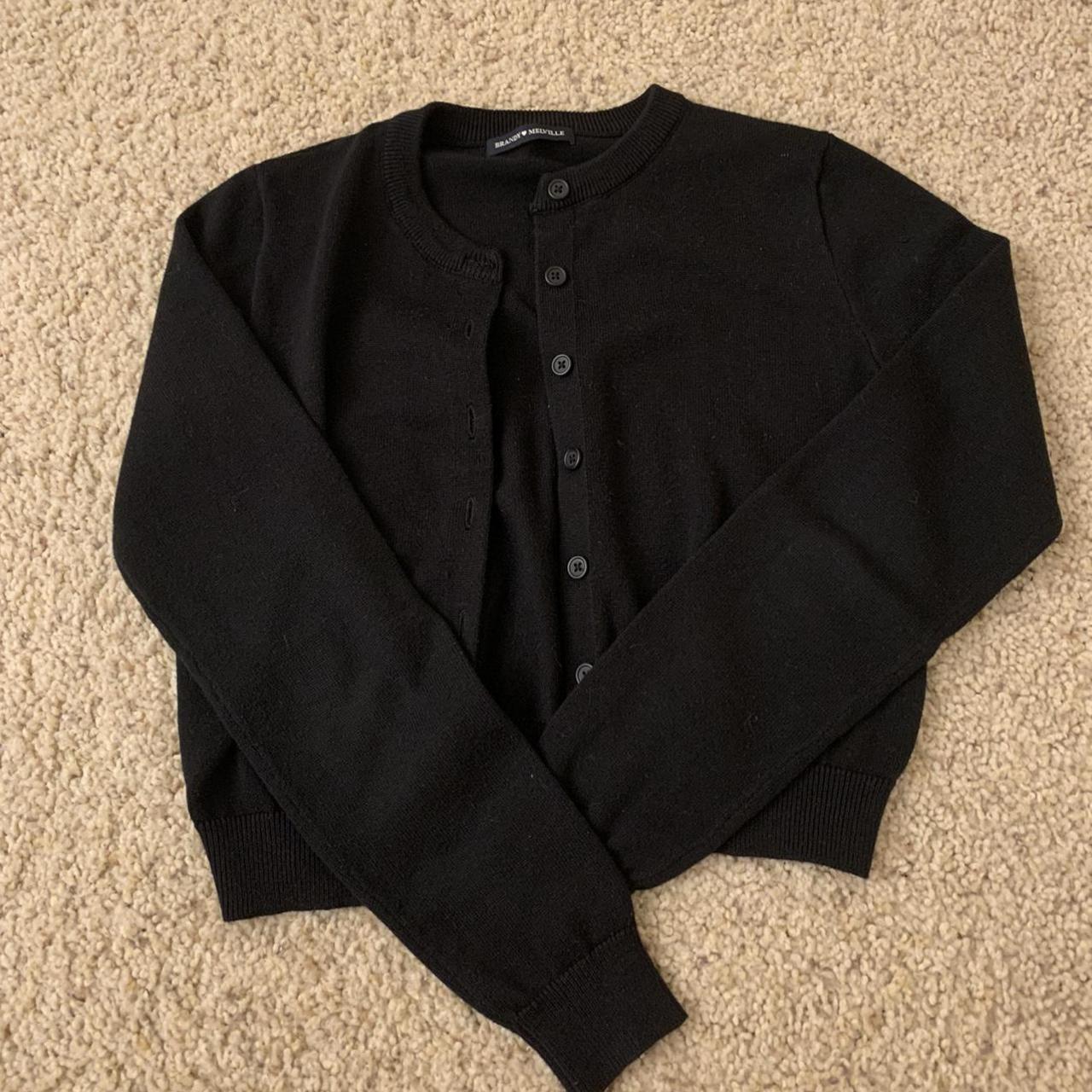 Brandy Melville Women's Black Cardigan | Depop