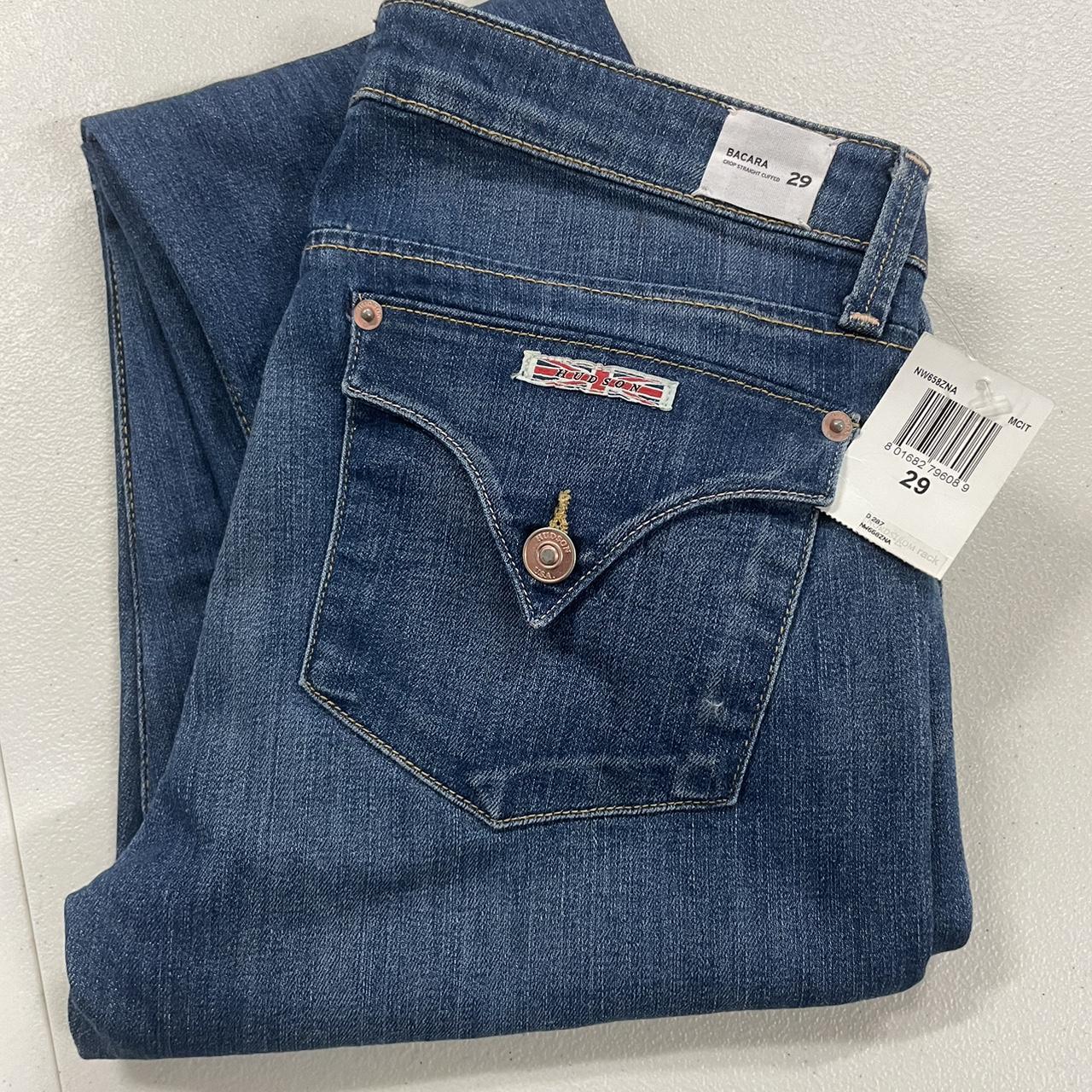 Hudson jeans size 29. jeans cropped hudson disigner Depop