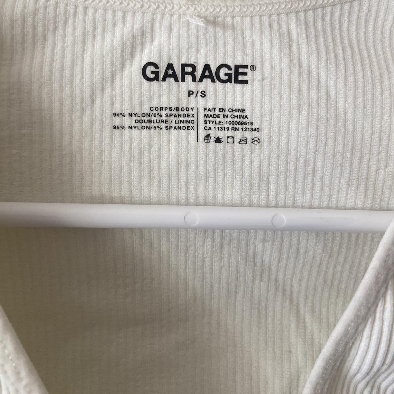 Garage Women's White Crop-top (2)