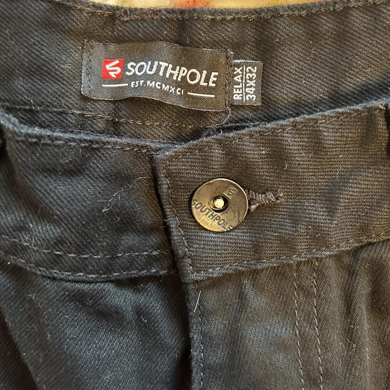 black southpole straight leg jeans 🌸size... - Depop