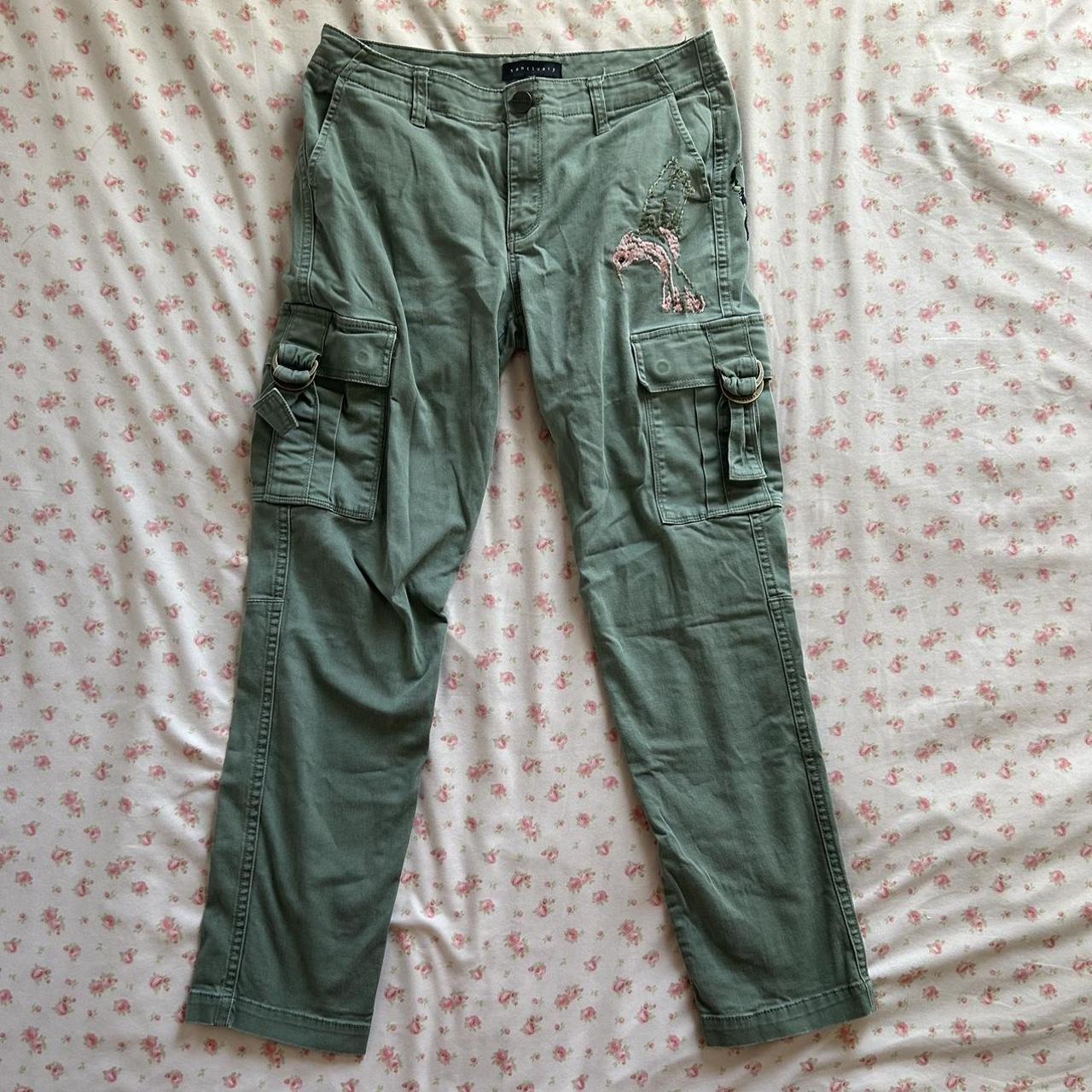 Sanctuary green cargo store pants