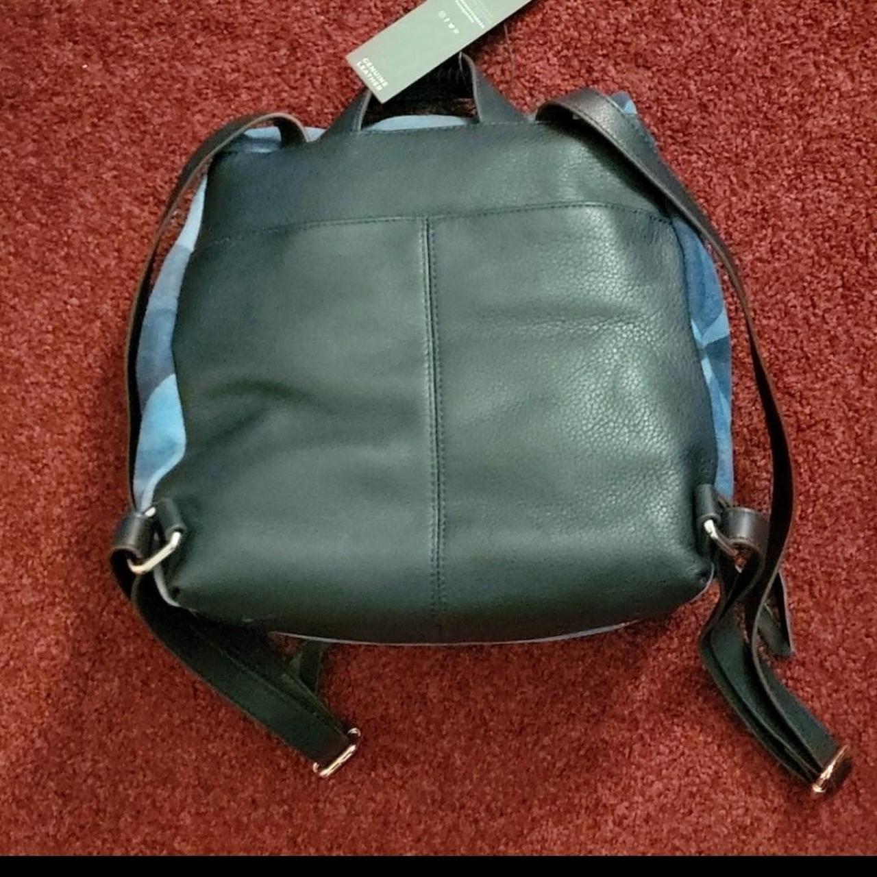L.Credi, Bags, All Leather Backpack In Black In Good Condition