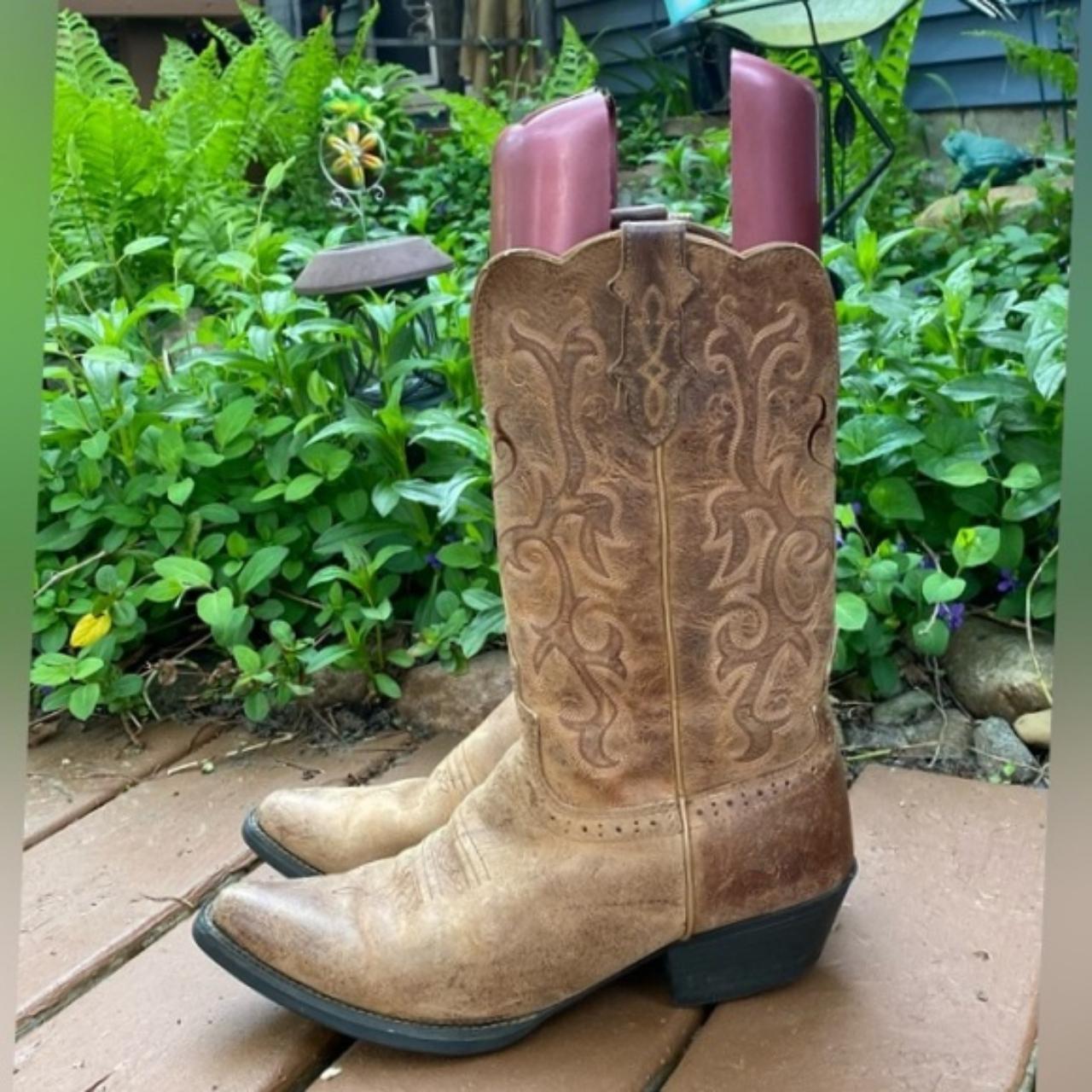 Women's Tan Boots Depop