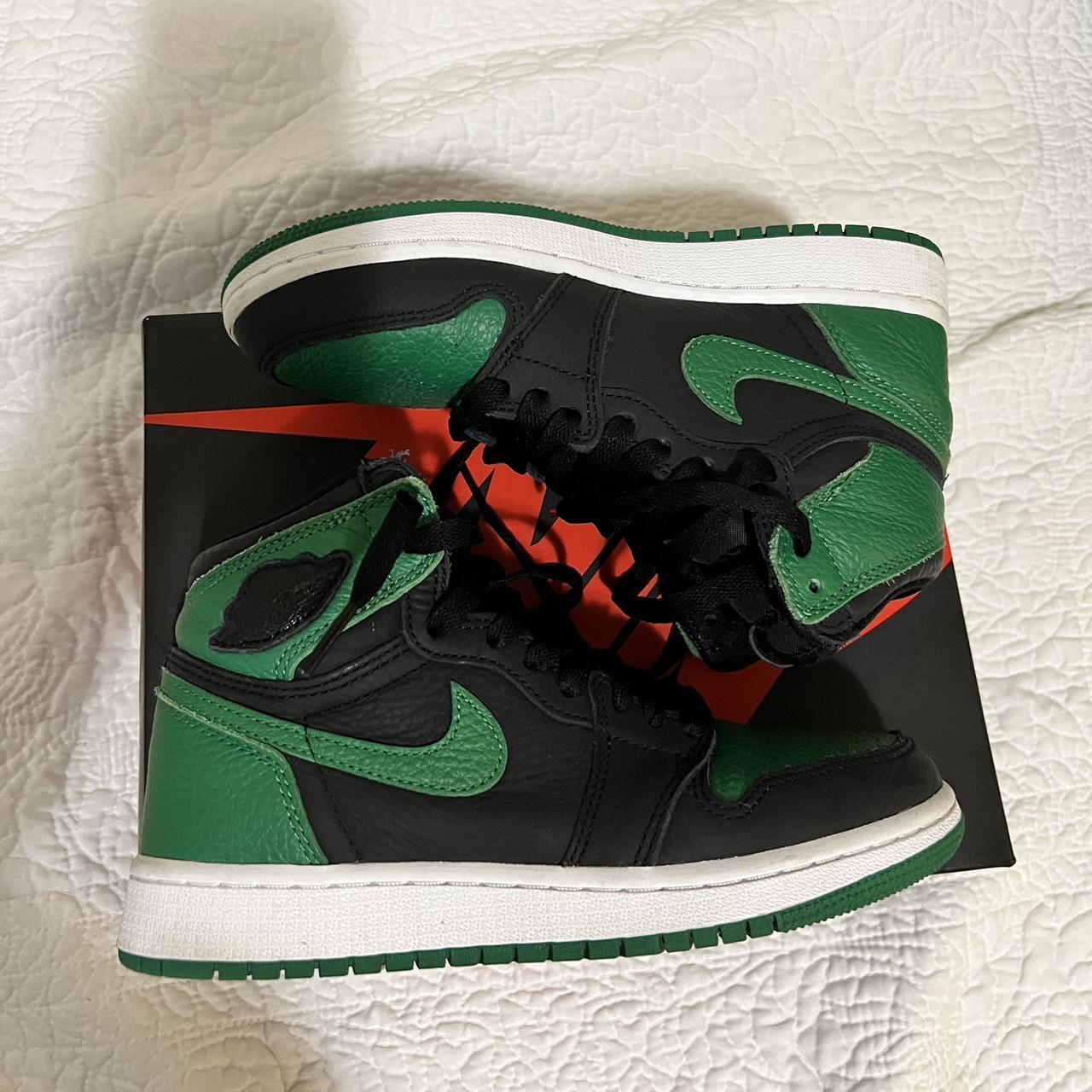 Green and cheap red jordans