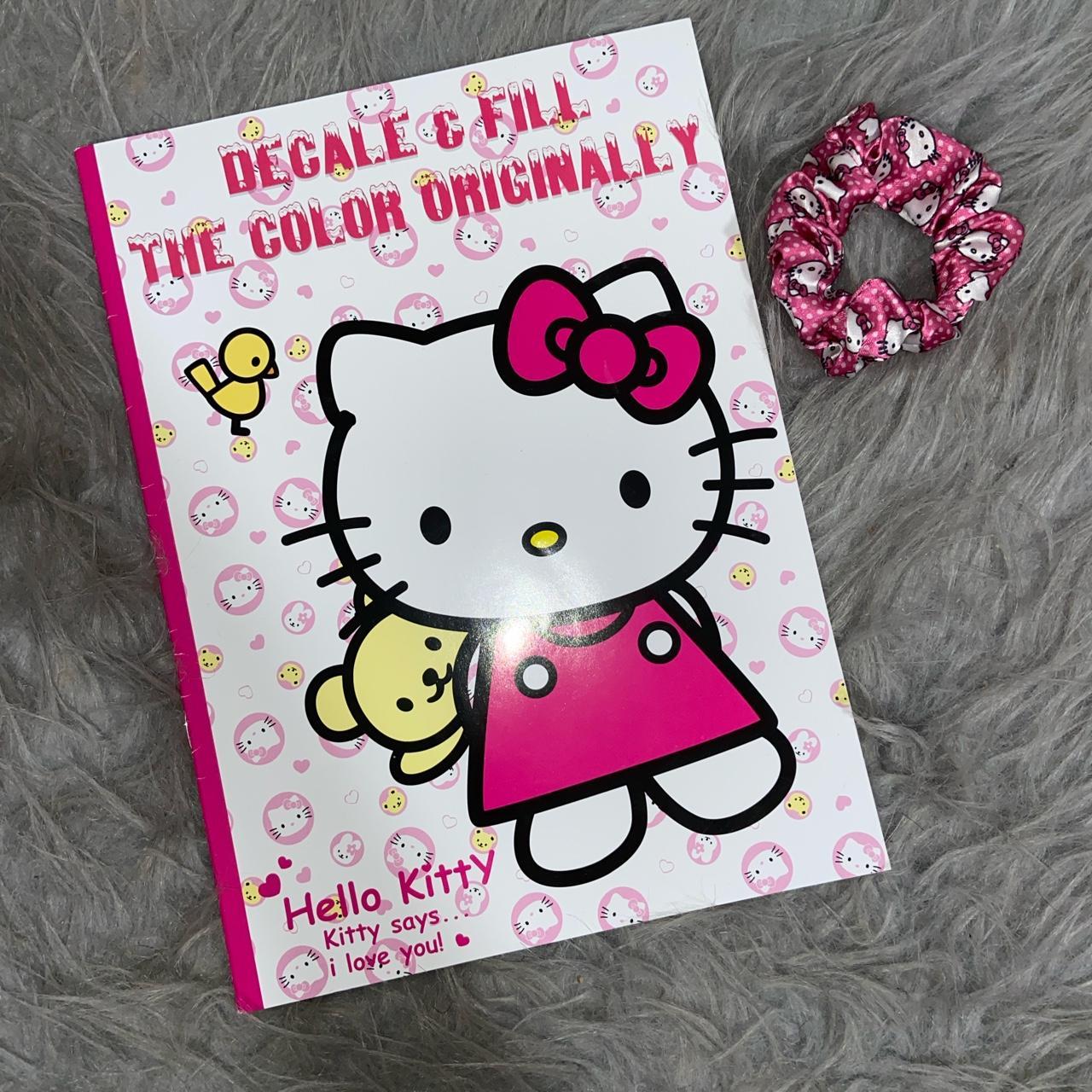 Hello kitty coloring book with stickers inside - Depop