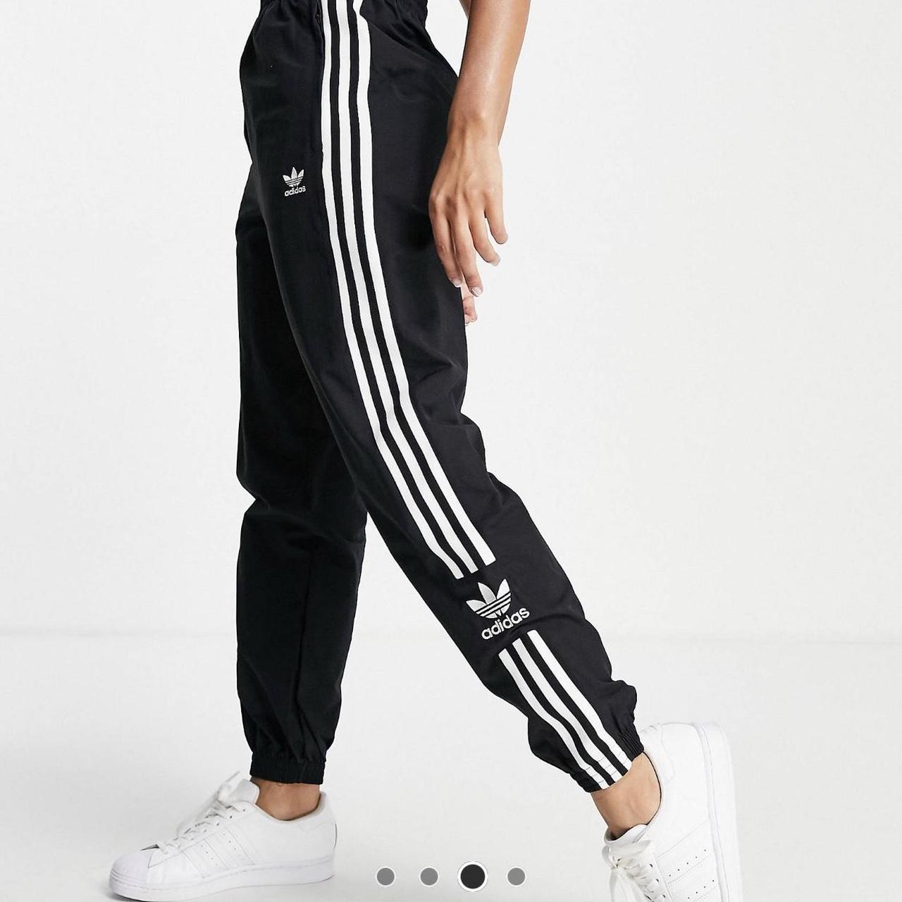 Adidas original lock up three strip track pants Depop