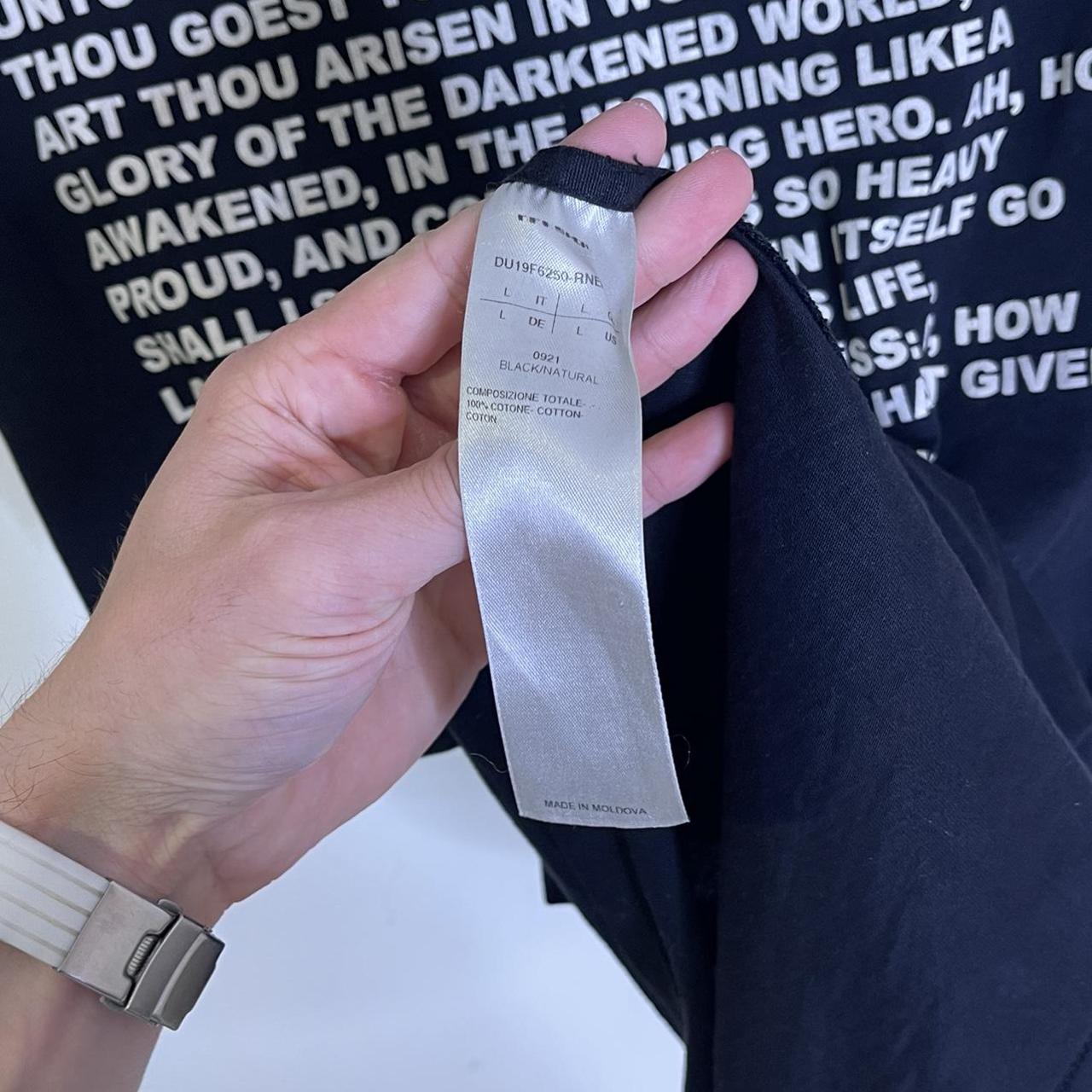 Rick Owens poem t shirt , this drkshadow Rick ownens... - Depop