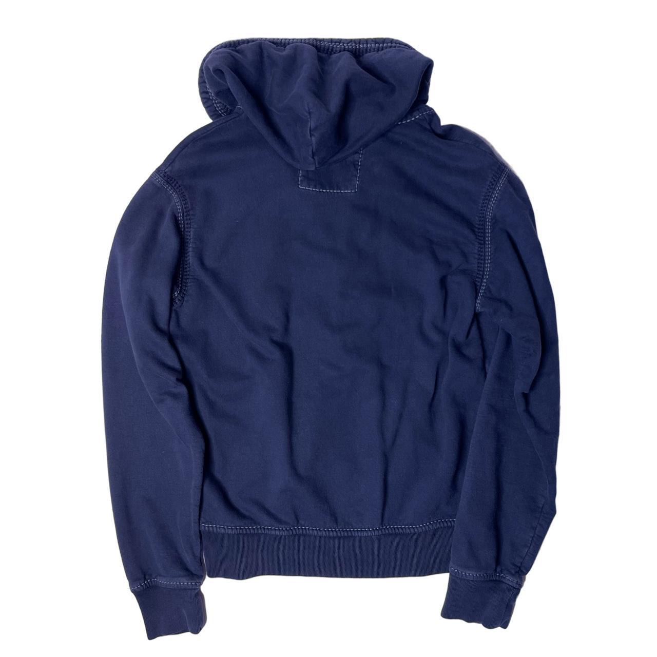 True religion black thick stitch zip up hoodie , the... - Depop