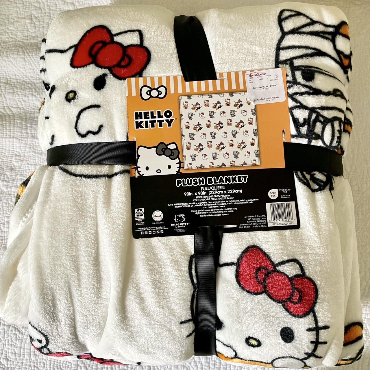 Viral Halloween Hello Kitty Queen/Full blanket... - Depop