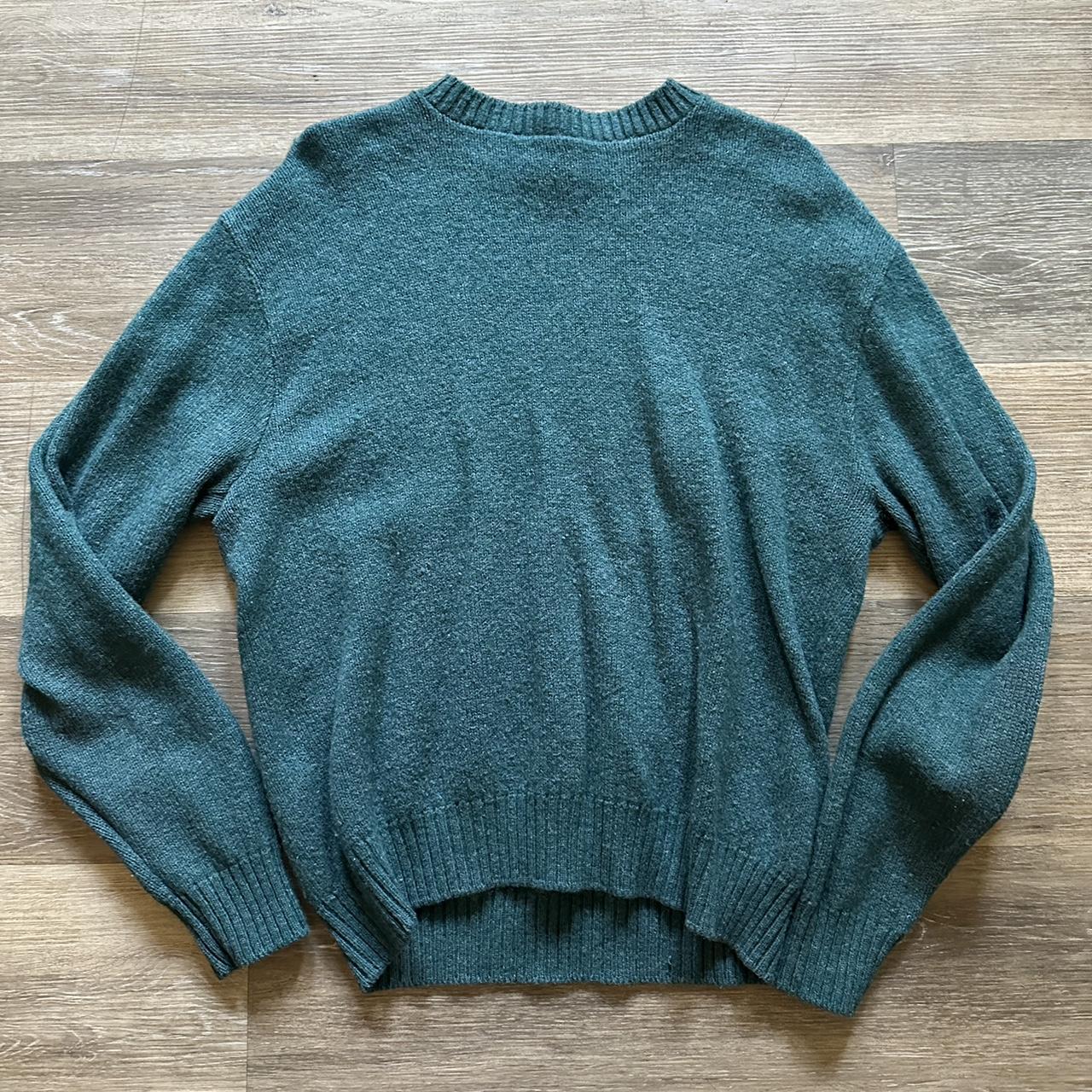 JANTZEN Vintage store Blue & Green Pullover Sz L