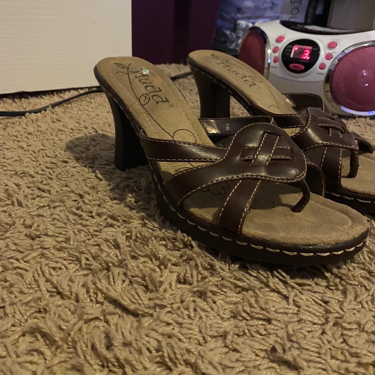 Women's Brown Sandals | Depop