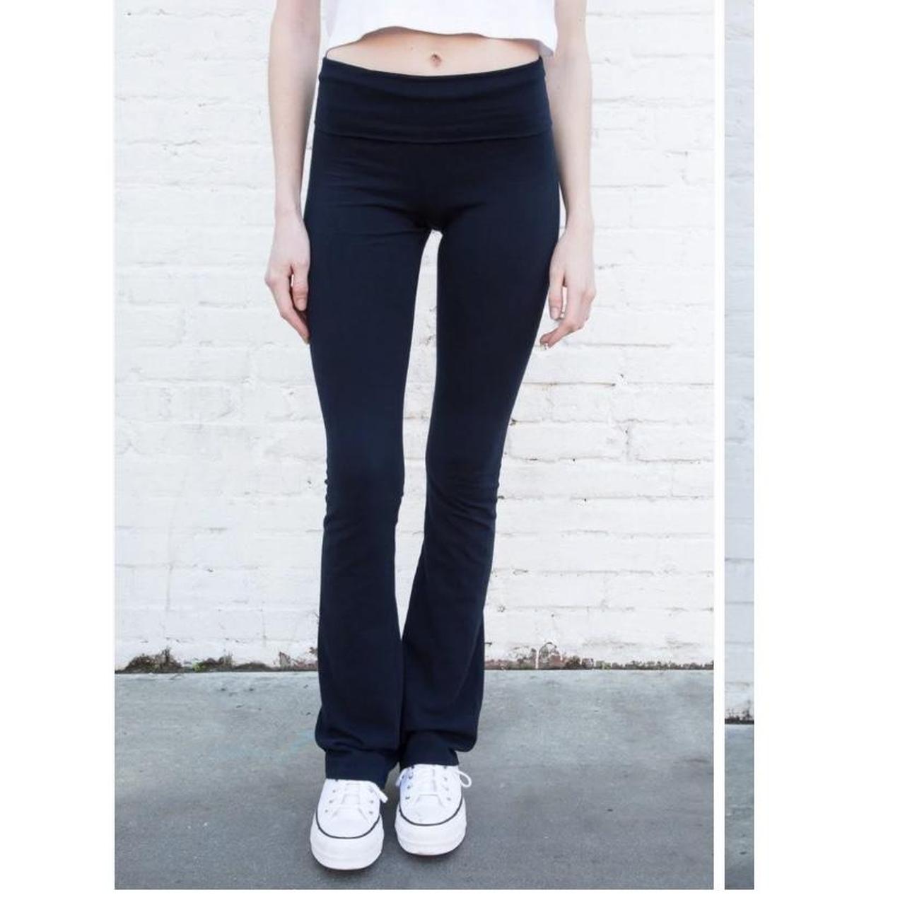 Brandy Melville Women's Black Leggings Depop