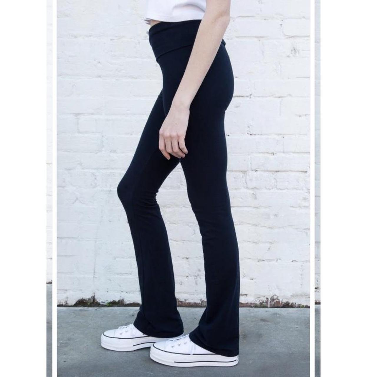 Brandy Melville Women's Black Leggings Depop