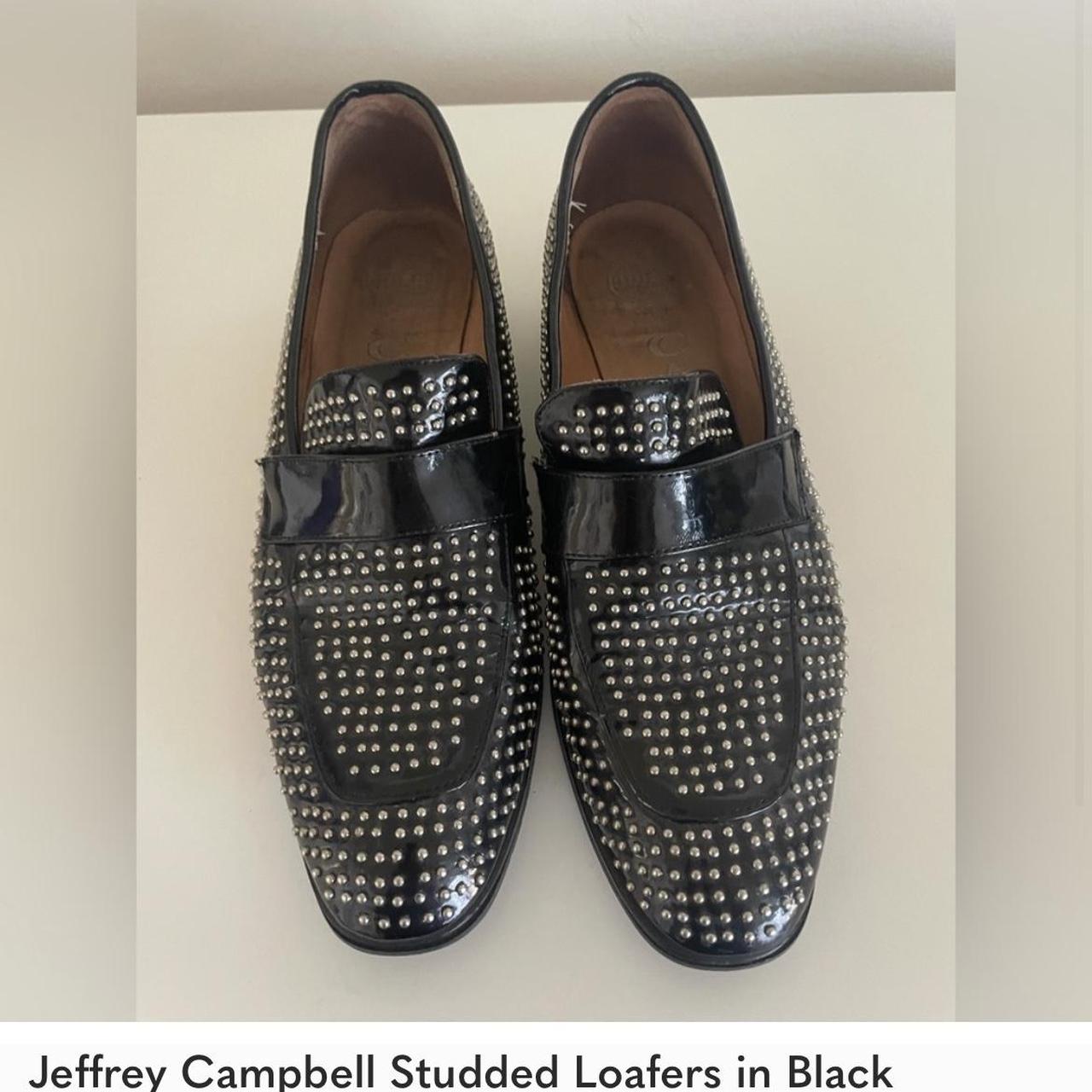 Jeffrey campbell studded loafers online