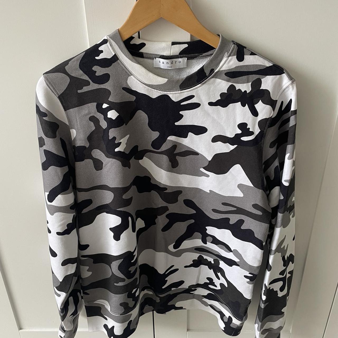 Sold Sandro Paris Camo Sweatshirt