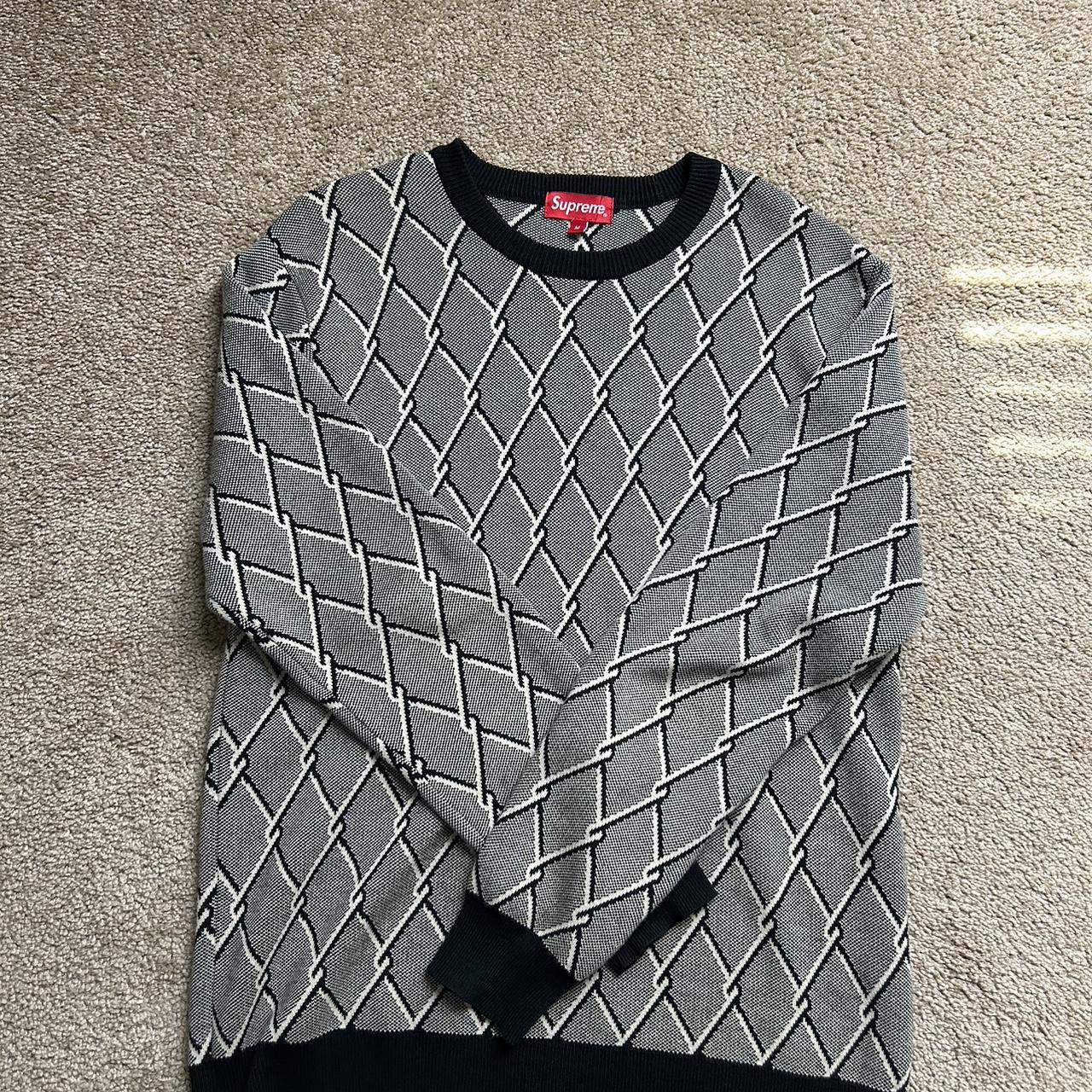 supreme chain link sweater - トップス